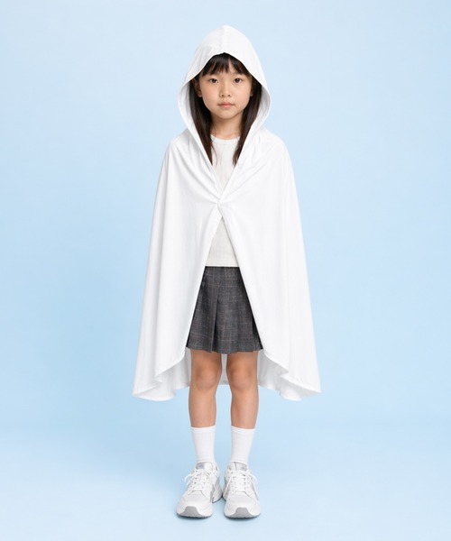 by LEGNA(バイレグナ)の「COOLIFYポンチョ(ポンチョ・レディース・ホワイト/グレー/ブラック・FREE)」の12枚目の写真