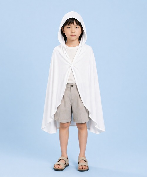 by LEGNA(バイレグナ)の「COOLIFYポンチョ(ポンチョ・レディース・ホワイト/グレー/ブラック・FREE)」の13枚目の写真