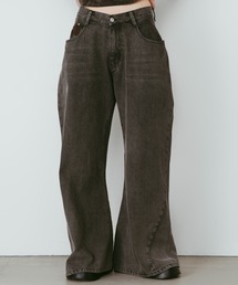 【Knuth Marf】クヌースマーフ wide bell-bottom denim pants