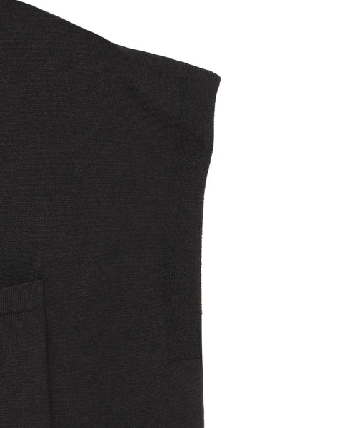 TOKYO SHIRTS(トウキョウシャツ)の「ドライレーヨン 半袖 ポロ衿 プルオーバー(ニット/セーター・レディース・ブラウン/ブラック・M/L/LL)」の6枚目の写真