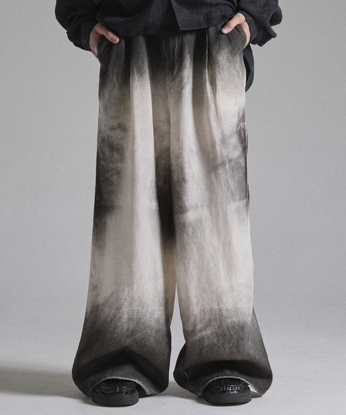GRANCY(グランシー)の「【GRANCY】Vintage Fade Slacks / ヴィンテージフェードスラックス(その他パンツ・メンズ・ブラック/ホワイト・S/M/L)」の2枚目の写真