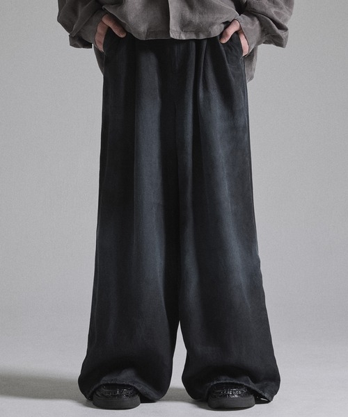 GRANCY(グランシー)の「【GRANCY】Vintage Fade Slacks / ヴィンテージフェードスラックス(その他パンツ・メンズ・ブラック/ホワイト・S/M/L)」の1枚目の写真