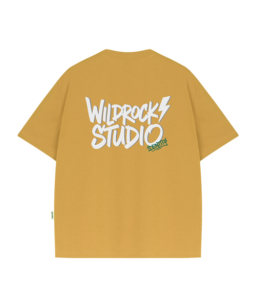 WILDROCK(ワイルドロック)の「ライトニングシャドウ クールコットンオーバーサイズ半袖Tシャツ(Tシャツ/カットソー・メンズ・ブラック/ホワイト/ピンク/ブルー/スカイブルー/チャコール/イエロー・SMALL/MEDIUM/LARGE)」の6枚目の写真