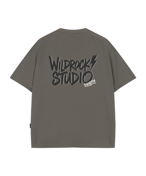 WILDROCK(ワイルドロック)の「ライトニングシャドウ クールコットンオーバーサイズ半袖Tシャツ(Tシャツ/カットソー・メンズ・ブラック/ホワイト/ピンク/ブルー/スカイブルー/チャコール/イエロー・SMALL/MEDIUM/LARGE)」の3枚目の写真