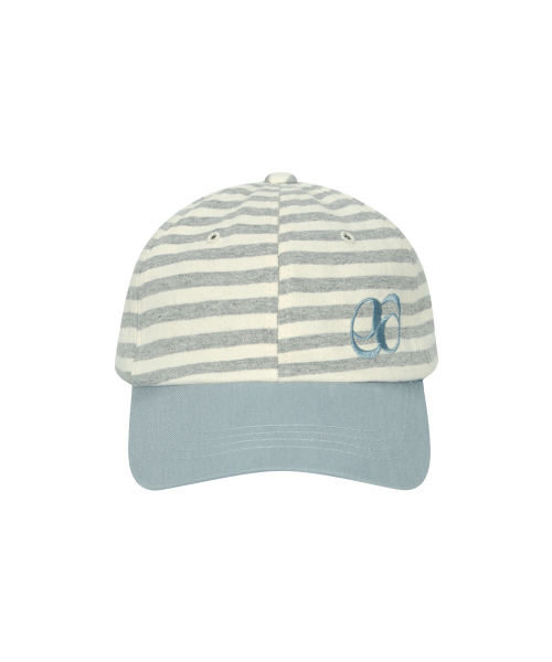 ASON(アズオン)の「DUO STRIPE BALL CAP / LIGHT BLUE(キャップ・レディース・その他・FREE)」の2枚目の写真