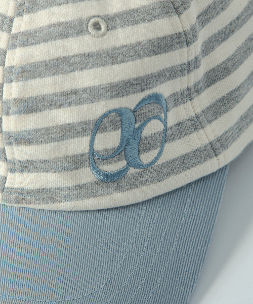ASON(アズオン)の「DUO STRIPE BALL CAP / LIGHT BLUE(キャップ・レディース・その他・FREE)」の5枚目の写真
