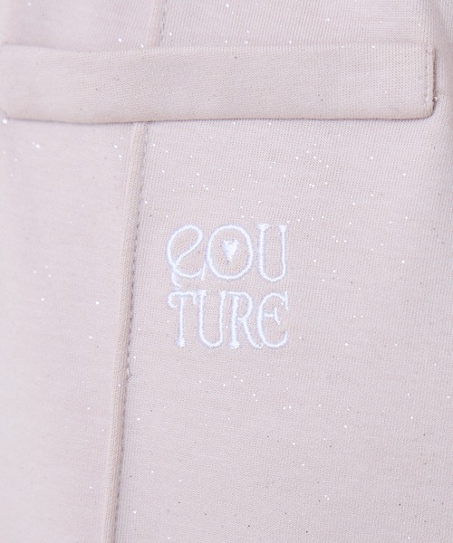 couture BY ROJITA(クチュールバイロジータ)の「【セットアップ対応】サイドレースラメスウェットパンツ(スウェットパンツ・レディース・ブラック/グレー/ピンク・FREE)」の9枚目の写真
