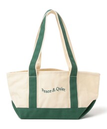 PEACE & QUIET（ピースアンドクワイエット）の「Museum of Peace & Quiet / Mini Wordmark Small Boat Tote（トートバッグ）」