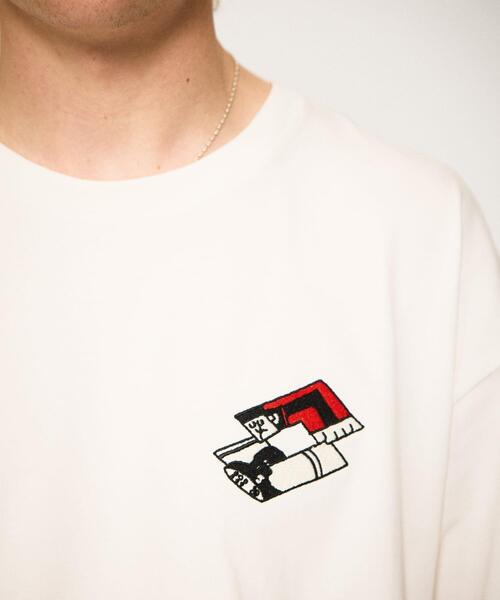 LOTTO(ロット)の「LOTTO K.TERADA LOSANGA T-SHIRTS(Tシャツ/カットソー・メンズ・ホワイト/ブラック・XX-LARGE/LARGE/MEDIUM/X-LARGE)」の3枚目の写真