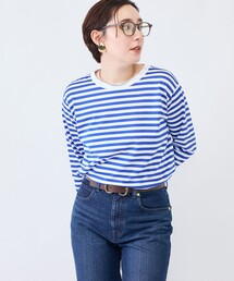 Rie Miller | ウォッシャブルロングスリーブTシャツGIZA COTTON(Tシャツ/カットソー)