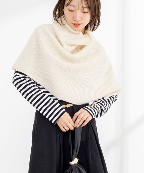 Rie Miller(リエミラー)の「ウォッシャブルロングスリーブTシャツGIZA COTTON(Tシャツ/カットソー・レディース・ベージュ系その他3/ブラック系その他3/ホワイト系その他4・38)」の10枚目の写真