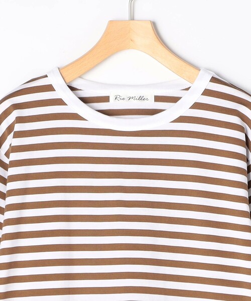 Rie Miller(リエミラー)の「ウォッシャブルロングスリーブTシャツGIZA COTTON(Tシャツ/カットソー・レディース・ベージュ系その他3/ブラック系その他3/ホワイト系その他4・38)」の17枚目の写真