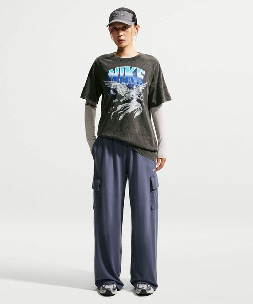 NIKE(ナイキ)の「ナイキ スポーツウェア ウィメンズ Tシャツ / Nike Sportswear Women's T-Shirt IW1198-060 Anthracite(Tシャツ/カットソー・レディース・スミクロ・XL/XS/L/M/S)」の12枚目の写真