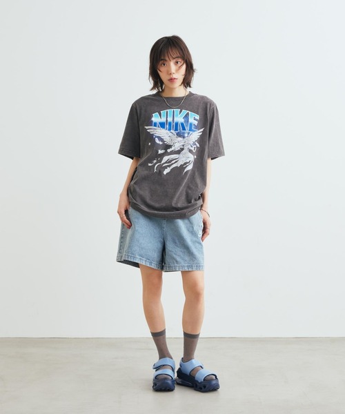 NIKE(ナイキ)の「ナイキ スポーツウェア ウィメンズ Tシャツ / Nike Sportswear Women's T-Shirt IW1198-060 Anthracite(Tシャツ/カットソー・レディース・スミクロ・XL/XS/L/M/S)」の6枚目の写真