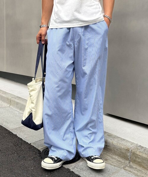 CIAOPANIC(チャオパニック)の「バギーパジャマパンツ(その他パンツ・メンズ・グレー/サックスブルー・LARGE/MEDIUM)」の1枚目の写真