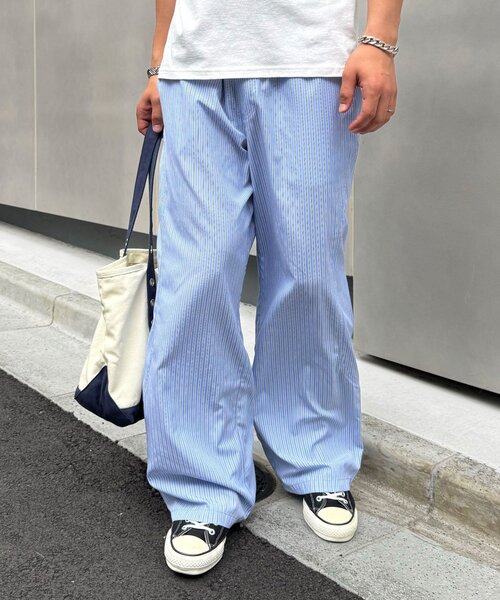 CIAOPANIC(チャオパニック)の「バギーパジャマパンツ(その他パンツ・メンズ・グレー/サックスブルー・LARGE/MEDIUM)」の14枚目の写真