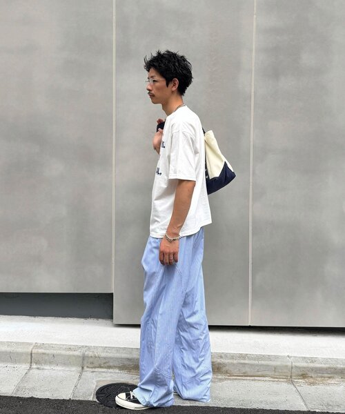 CIAOPANIC(チャオパニック)の「バギーパジャマパンツ(その他パンツ・メンズ・グレー/サックスブルー・LARGE/MEDIUM)」の6枚目の写真