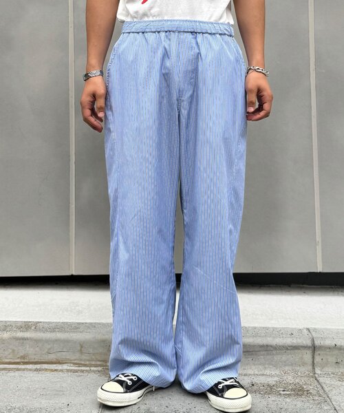 CIAOPANIC(チャオパニック)の「バギーパジャマパンツ(その他パンツ・メンズ・グレー/サックスブルー・LARGE/MEDIUM)」の8枚目の写真