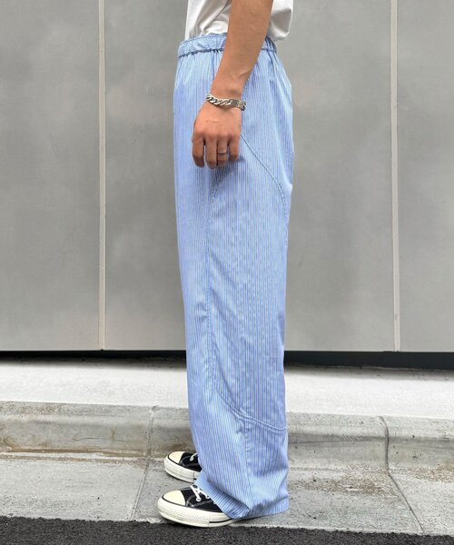 CIAOPANIC(チャオパニック)の「バギーパジャマパンツ(その他パンツ・メンズ・グレー/サックスブルー・LARGE/MEDIUM)」の9枚目の写真
