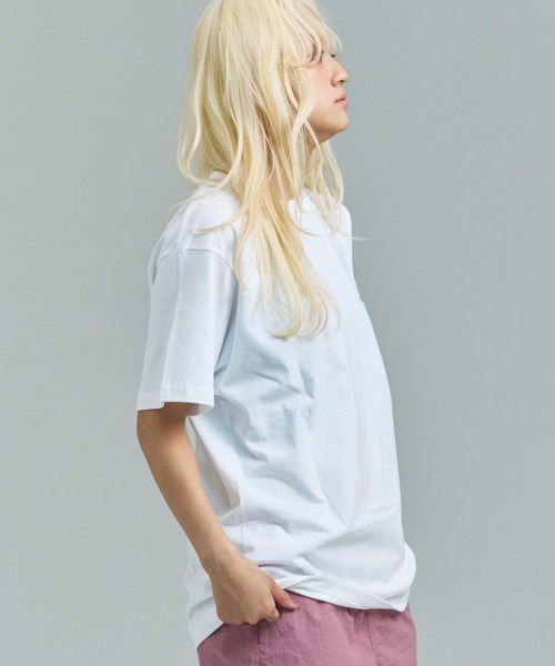 Duckster(ダックスター)の「952408 阿左美冷蔵コラボS/STEE(かき氷と白玉)(Tシャツ/カットソー・メンズ・ホワイト/スモーキーグリーン系/ライトグレー・L/M/XL)」の8枚目の写真