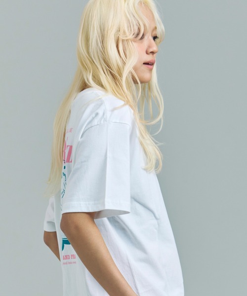 Duckster(ダックスター)の「952408 阿左美冷蔵コラボS/STEE(かき氷と白玉)(Tシャツ/カットソー・メンズ・ホワイト/スモーキーグリーン系/ライトグレー・L/M/XL)」の7枚目の写真