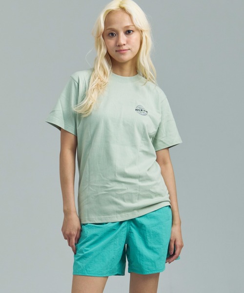 Duckster(ダックスター)の「952408 阿左美冷蔵コラボS/STEE(かき氷と白玉)(Tシャツ/カットソー・メンズ・ホワイト/スモーキーグリーン系/ライトグレー・L/M/XL)」の16枚目の写真