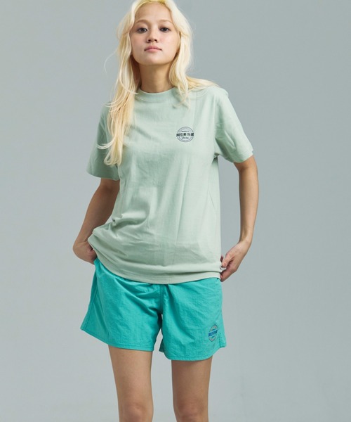 Duckster(ダックスター)の「952408 阿左美冷蔵コラボS/STEE(かき氷と白玉)(Tシャツ/カットソー・メンズ・ホワイト/スモーキーグリーン系/ライトグレー・L/M/XL)」の17枚目の写真