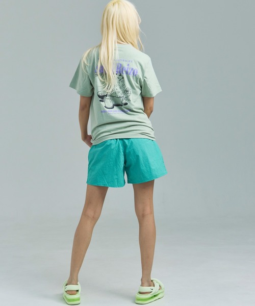 Duckster(ダックスター)の「952408 阿左美冷蔵コラボS/STEE(かき氷と白玉)(Tシャツ/カットソー・メンズ・ホワイト/スモーキーグリーン系/ライトグレー・L/M/XL)」の13枚目の写真