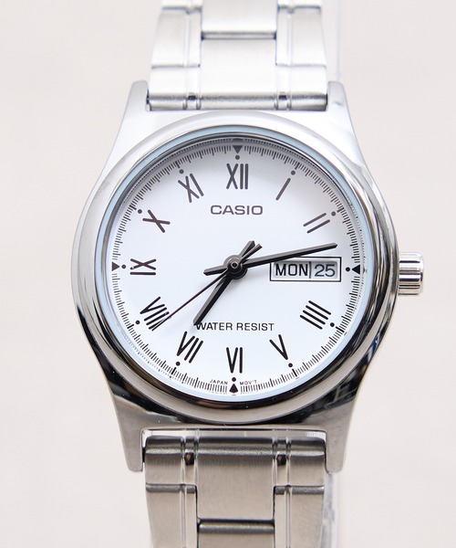 CASIO(カシオ)の「CASIO カシオ: LTP-V006D CASIO / レディース クォーツ ラウンド デイデイト ヴィンテージデザイン アナログ(アナログ腕時計・レディース・ホワイト/ライトブルー/ブラック・FREE)」の5枚目の写真
