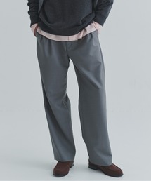 Dry Gabardine 4Tuck Wide Pants