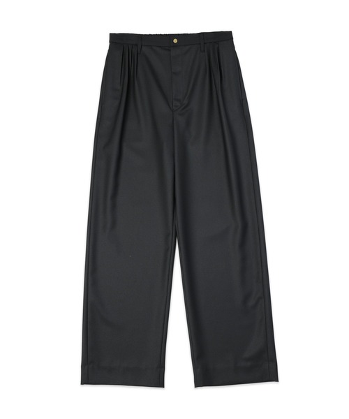CULLNI(クルニ)の「Dry Gabardine 4Tuck Wide Pants(スラックス・メンズ・ピンク/ブラック/グレー/ネイビー・1/2/0)」の2枚目の写真