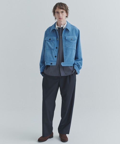 CULLNI(クルニ)の「Dry Gabardine 4Tuck Wide Pants(スラックス・メンズ・ピンク/ブラック/グレー/ネイビー・1/2/0)」の8枚目の写真
