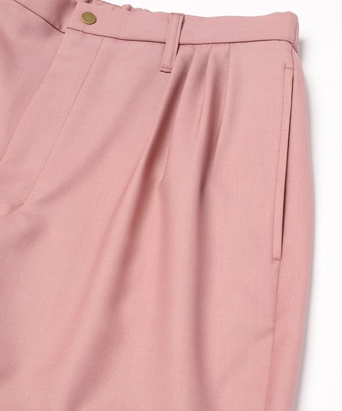 CULLNI(クルニ)の「Dry Gabardine 4Tuck Wide Pants(スラックス・メンズ・ピンク/ブラック/グレー/ネイビー・1/2/0)」の10枚目の写真