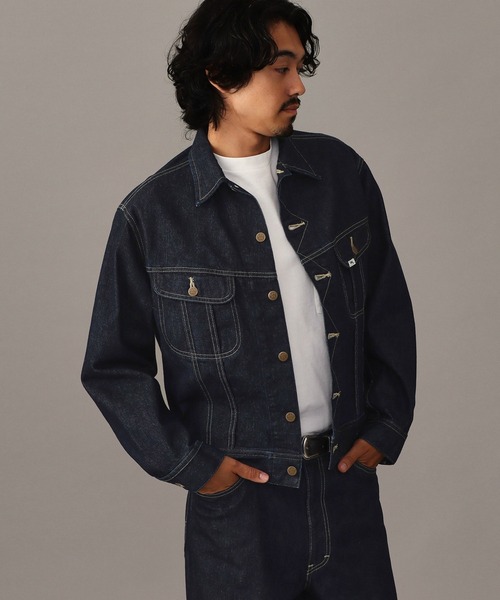 Lee（リー）の「【101 101周年記念特別モデル】ANNIVERSARY 101 RIDERS JACKET セットアップ可（デニムジャケット・メンズ・インディゴブルー・SMALL/X-LARGE/LARGE/MEDIUM）」の2枚目の写真