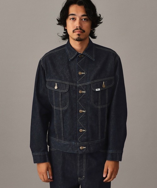 Lee（リー）の「【101 101周年記念特別モデル】ANNIVERSARY 101 RIDERS JACKET セットアップ可（デニムジャケット・メンズ・インディゴブルー・SMALL/X-LARGE/LARGE/MEDIUM）」の11枚目の写真