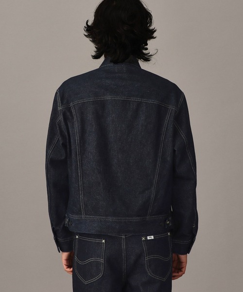 Lee（リー）の「【101 101周年記念特別モデル】ANNIVERSARY 101 RIDERS JACKET セットアップ可（デニムジャケット・メンズ・インディゴブルー・SMALL/X-LARGE/LARGE/MEDIUM）」の12枚目の写真