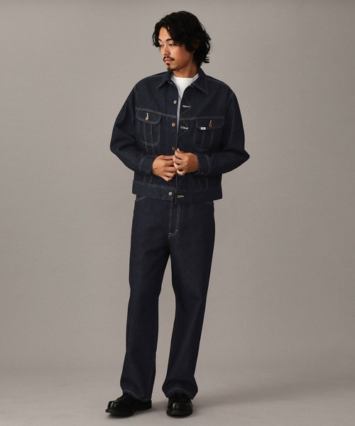 Lee（リー）の「【101 101周年記念特別モデル】ANNIVERSARY 101 RIDERS JACKET セットアップ可（デニムジャケット・メンズ・インディゴブルー・SMALL/X-LARGE/LARGE/MEDIUM）」の13枚目の写真