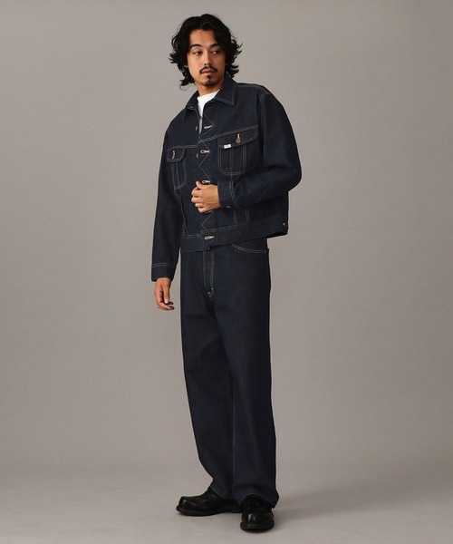 Lee（リー）の「【101 101周年記念特別モデル】ANNIVERSARY 101 RIDERS JACKET セットアップ可（デニムジャケット・メンズ・インディゴブルー・SMALL/X-LARGE/LARGE/MEDIUM）」の14枚目の写真