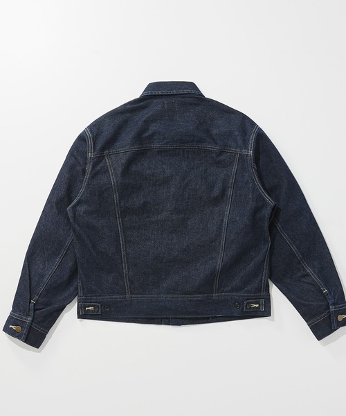 Lee（リー）の「【101 101周年記念特別モデル】ANNIVERSARY 101 RIDERS JACKET セットアップ可（デニムジャケット・メンズ・インディゴブルー・SMALL/X-LARGE/LARGE/MEDIUM）」の17枚目の写真