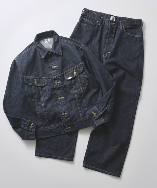 Lee（リー）の「【101 101周年記念特別モデル】ANNIVERSARY 101 RIDERS JACKET セットアップ可（デニムジャケット・メンズ・インディゴブルー・SMALL/X-LARGE/LARGE/MEDIUM）」の18枚目の写真