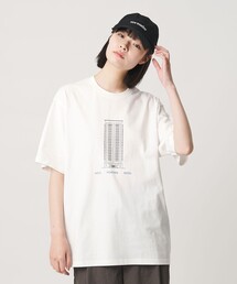 NICE WEATHER（ナイスウェザー）の「<NICE WEATHER>ホテルプリント Tシャツ（Tシャツ/カットソー）」