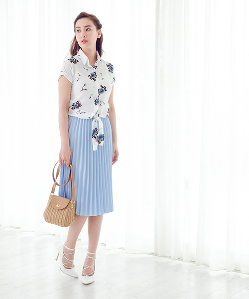 fifth（フィフス）の「プリーツミディスカート（スカート）」 - WEAR