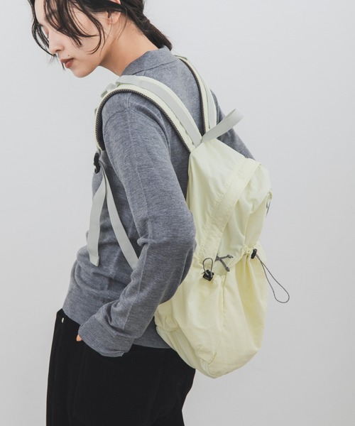KBF（ケイビーエフ）の「アウトポケットナイロンバックパック（バックパック/リュック・レディース・ブラック/イエロー系その他・ONE）」の11枚目の写真