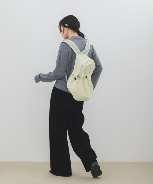 KBF（ケイビーエフ）の「アウトポケットナイロンバックパック（バックパック/リュック・レディース・ブラック/イエロー系その他・ONE）」の14枚目の写真