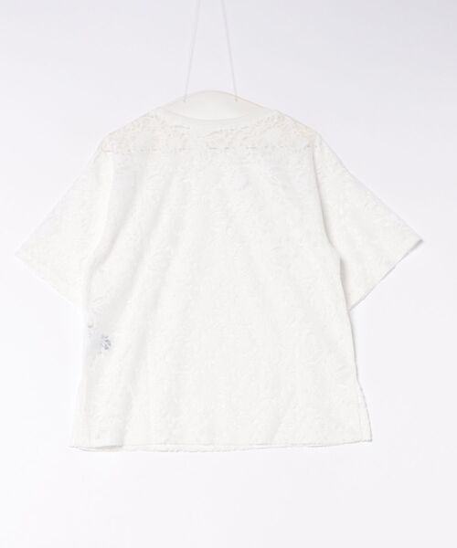 Sawa a la mode（サワアラモード）の「シアーレース半袖プルオーバー（Tシャツ/カットソー・レディース・ブラック/イエロー/オフホワイト・FREE）」の14枚目の写真