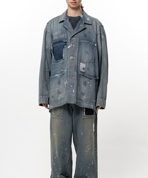 Maison MIHARA YASUHIRO（メゾンミハラヤスヒロ）の「Stripe Denim Chore Jacket（デニムジャケット）」