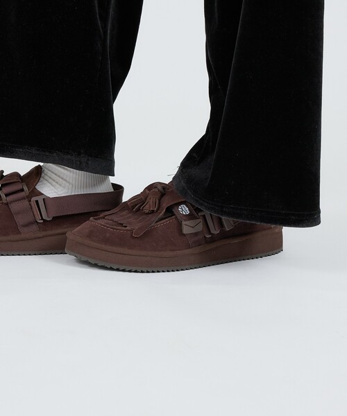 SHAKA(シャカ)の「【SHAKA / シャカ】キルトタッセル ミュールサンダル / SK-296 MOC MULE TASSEL SUEDE(モカシン/デッキシューズ・メンズ・ベージュ/ダークブラウン/ブラック・28/27/26)」の8枚目の写真