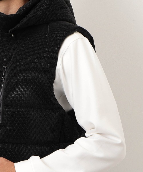 NICOLE CLUB FOR MEN(ニコルクラブフォーメン)の「【NICOLE SPORTS】ロゴデザインパテッドベスト(ダウンベスト・メンズ・ブラック系その他/ブラック・MEDIUM/LARGE/X-LARGE)」の12枚目の写真