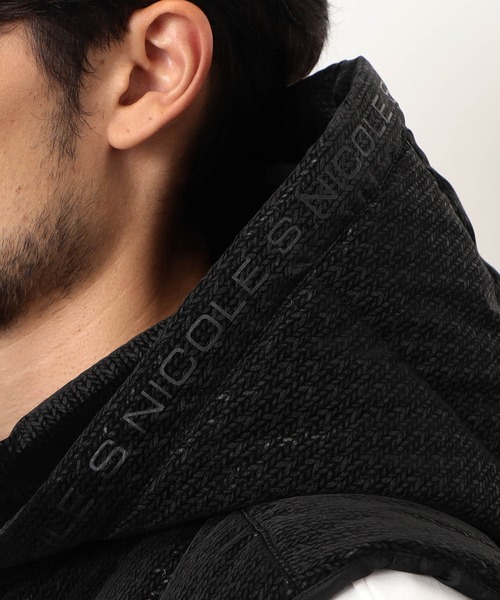 NICOLE CLUB FOR MEN(ニコルクラブフォーメン)の「【NICOLE SPORTS】ロゴデザインパテッドベスト(ダウンベスト・メンズ・ブラック系その他/ブラック・MEDIUM/LARGE/X-LARGE)」の18枚目の写真