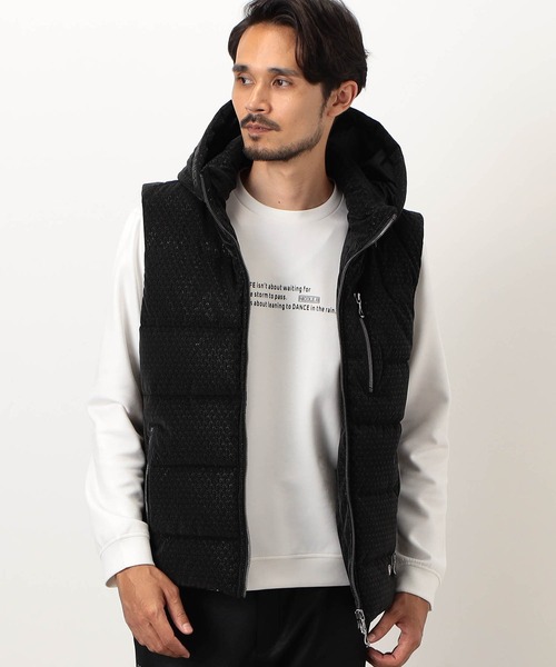NICOLE CLUB FOR MEN(ニコルクラブフォーメン)の「【NICOLE SPORTS】ロゴデザインパテッドベスト(ダウンベスト・メンズ・ブラック系その他/ブラック・MEDIUM/LARGE/X-LARGE)」の22枚目の写真